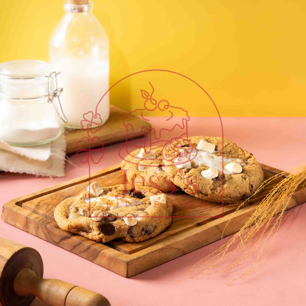 

Premium S'mores Cookies 75gr by Jess's Little Oven - JLO003