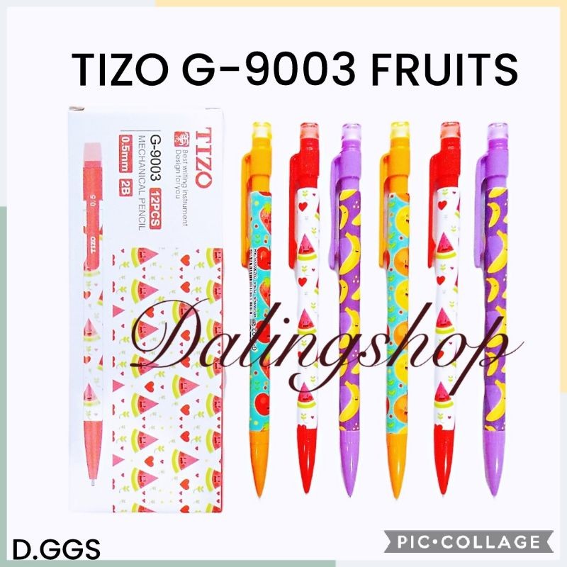 

Dalingshop [12 Bh] Pensil Mekanik Tizo 0.5mm / 12pc Pensil Mekanik
