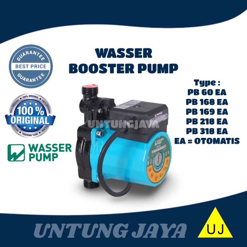 POMPA BOOSTER WASSER 60 WATT PB 60 EA / POMPA PENDORONG WASSER PB60EA / WASSER PB-60EA / JUAL POMPA 