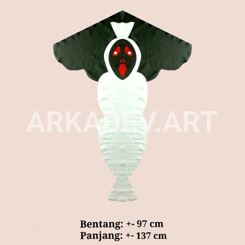 JK__@ Layang Layang Kain/ Layangan POCONG