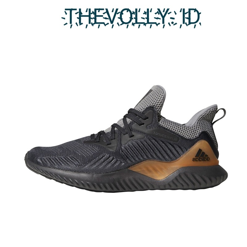 Sepatu Adidas Alphabounce Beyound Grey Carbon BNIB Original / Sneakers Pria