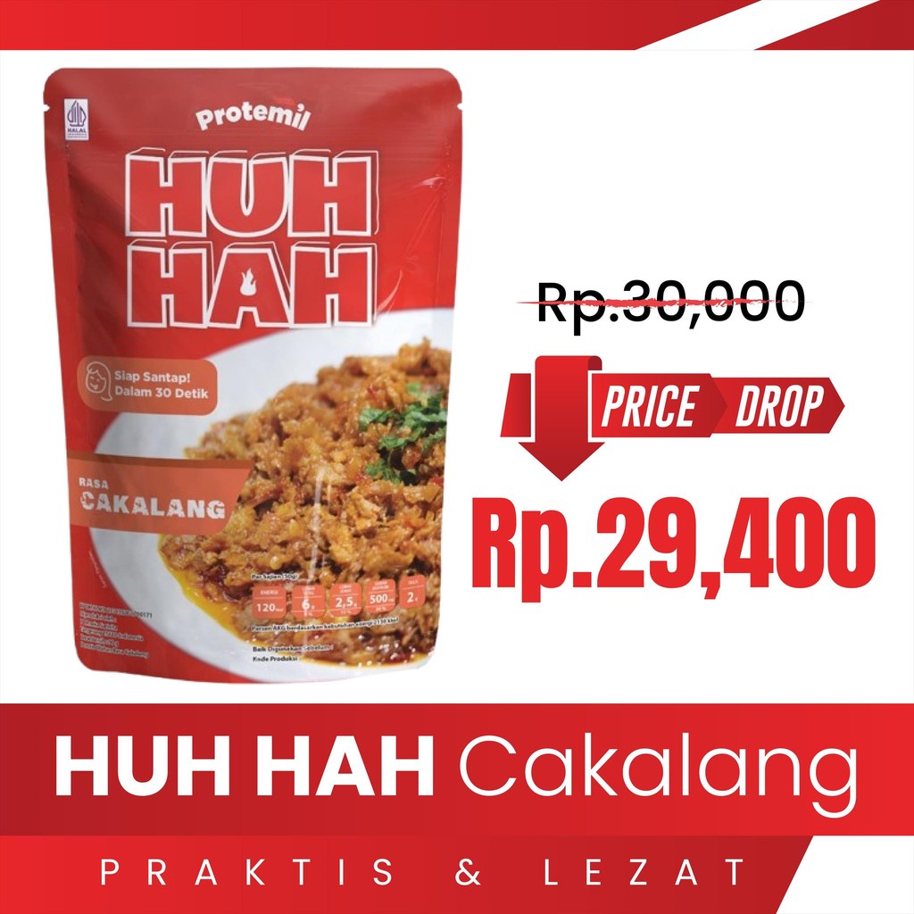 

Protemil HUH HAH Cakalang / Lauk Instan / Siap Makan