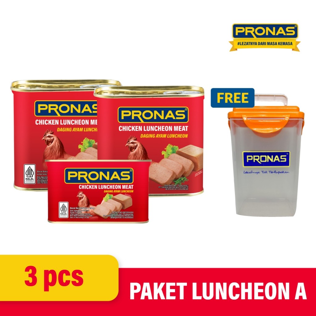 

PRONAS Paket Luncheon A Free Cannister