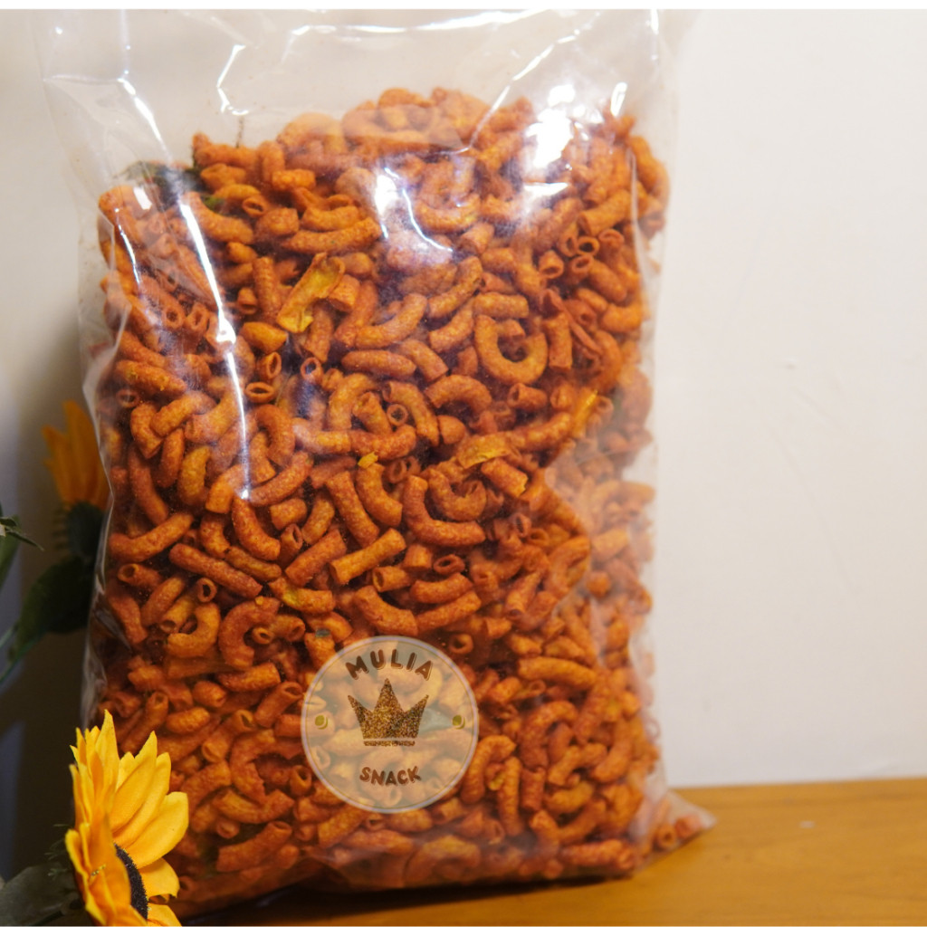 

Makaroni PEDAS daun jeruk / bantat pipa 1kilogram