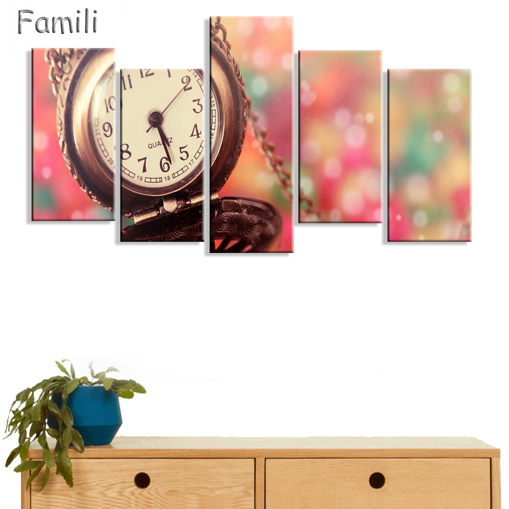 

5Picture Painting By Numbers Home Decoracion Painting Modern Picture For Living Room Decorative Print On Canvas Art Wall Pocket