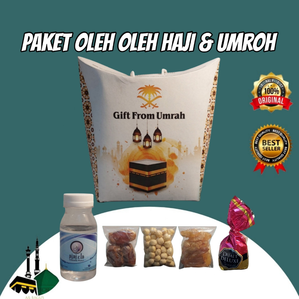 

Paket oleh oleh haji dan umroh dus tali dengan zamzam 50paket