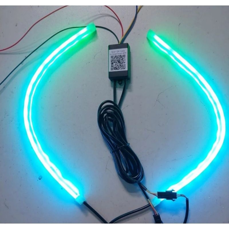 Led alis slim RGB + sein 30cm control aplikasi android