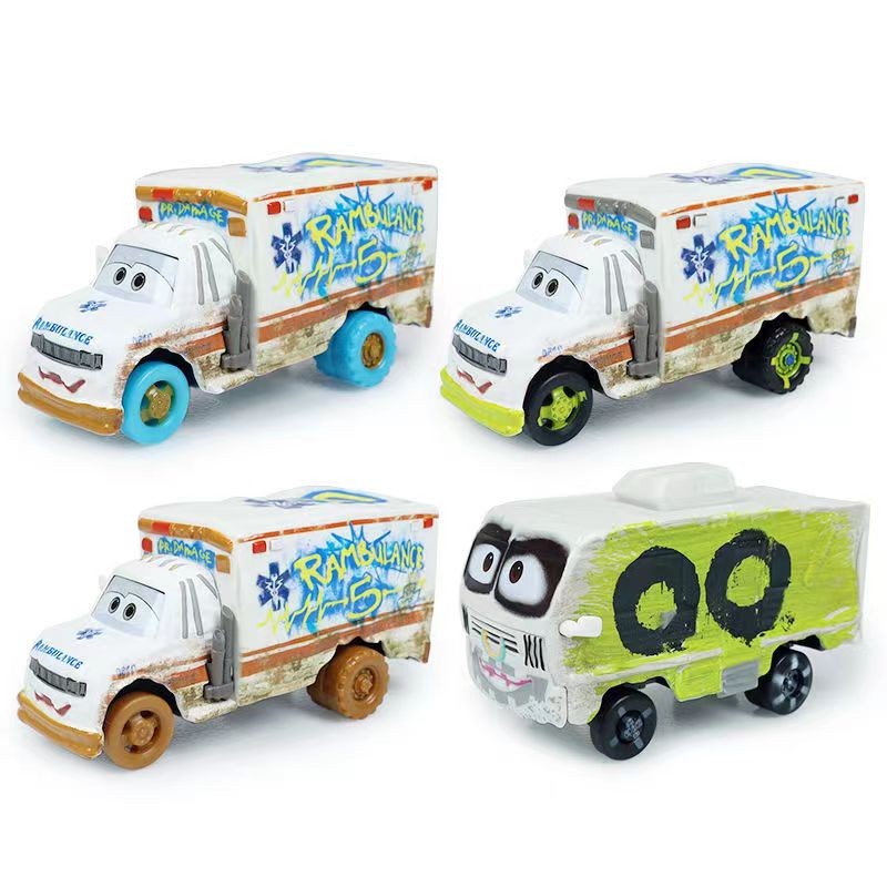 Disney Pixar Cars 3 Dr. Damage Rambulance Racing Mr. Arvy Car ildren's Toy Alloy Toy Model ildren's 