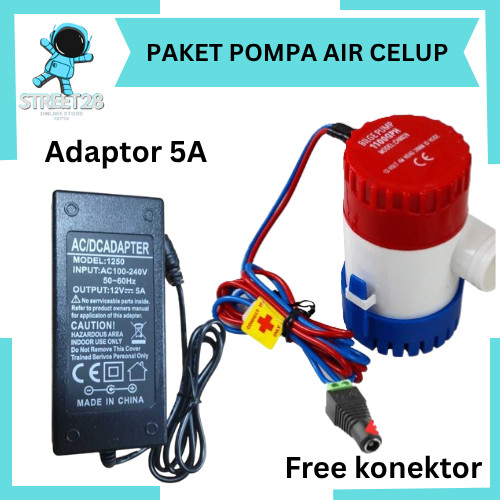 Terlaris Pompa Air Elektrik12 V Submersible Water Bilge Pump Taffware Semprotan Air Cuci Motor Pompa