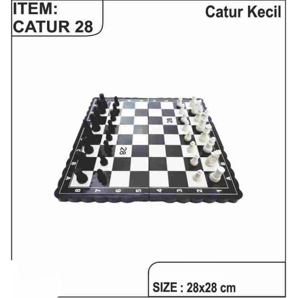 Mainan Papan Catur Plastik Mini / Jumbo