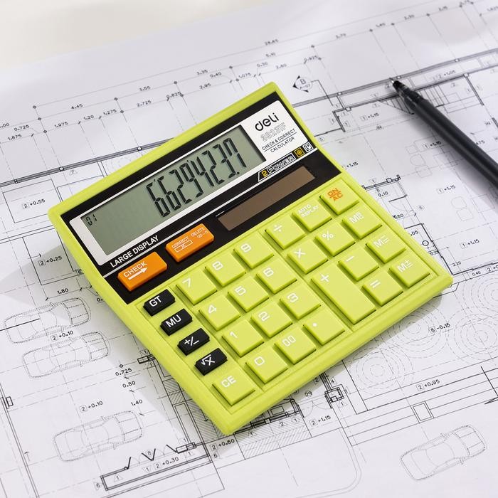 

⌞ Limited Stok⌝ - Terlaris Deli Dekstop Calculator / Kalkulator Meja Dual Power 12 Digit Garansi 3 Tahun E39231F - GREEN