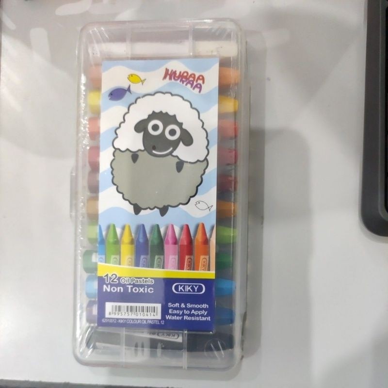 

KBA CRAYON KIKY / CRAYON OIL PASTEL ISI 12 WARNA