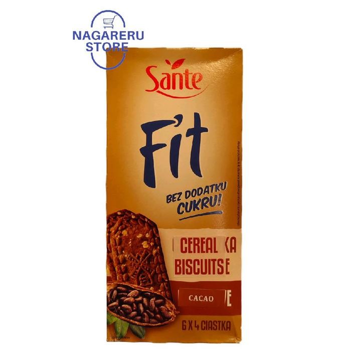 

Sante fit cereal biscuits cacao (biskuit sereal rasa kakao) 300gr