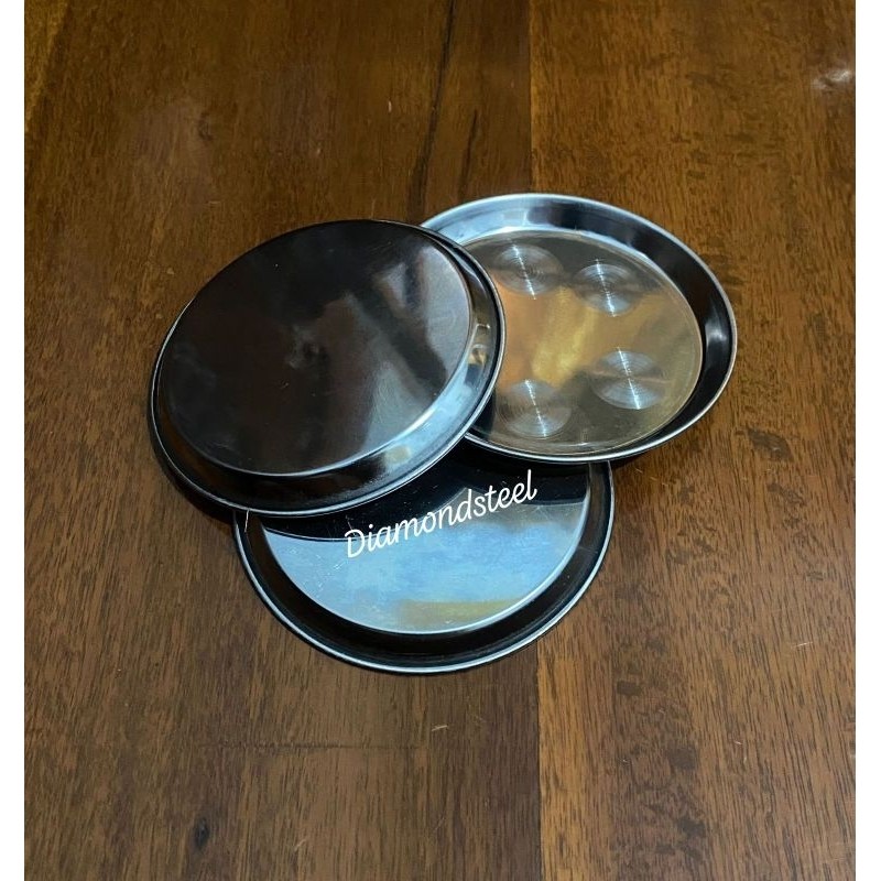 1 PCS TATAKAN GELAS BAHAN STAINLESS STEEL / TATATAN LEPEK / LEPEK STAINLESS STEEL