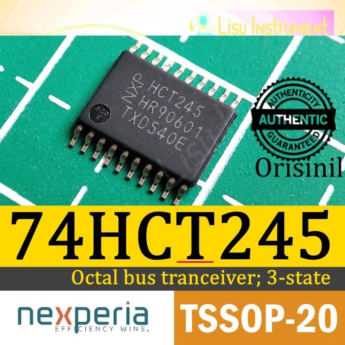 74HCT245 HCT245 Octal Bus Transceiver 3-state 74HCT245PW TSSOP-20 Orig