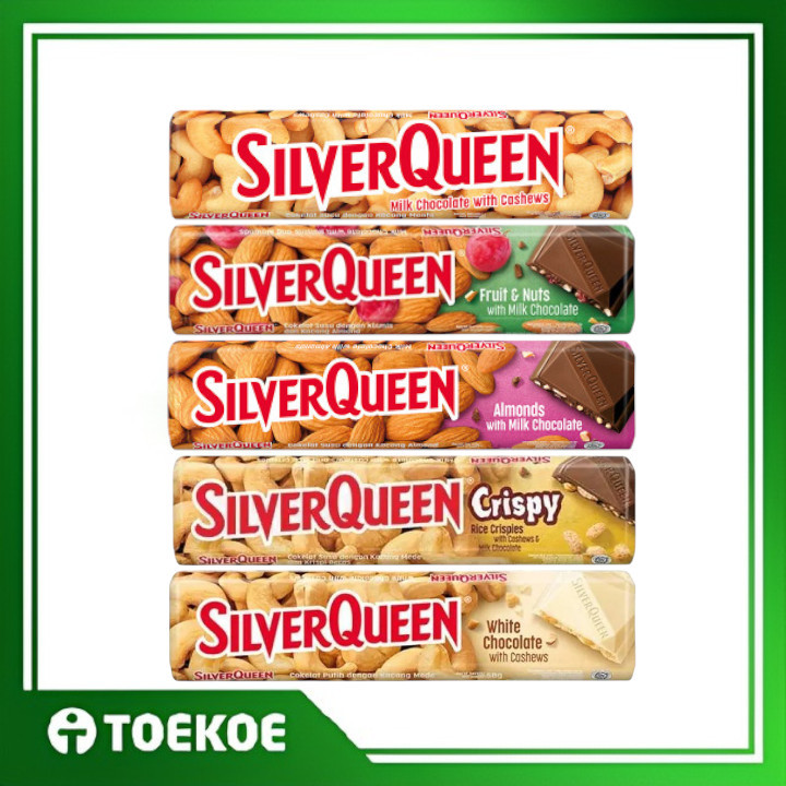 

TOEKOE SilverQueen Coklat Batang 55GR All Varian