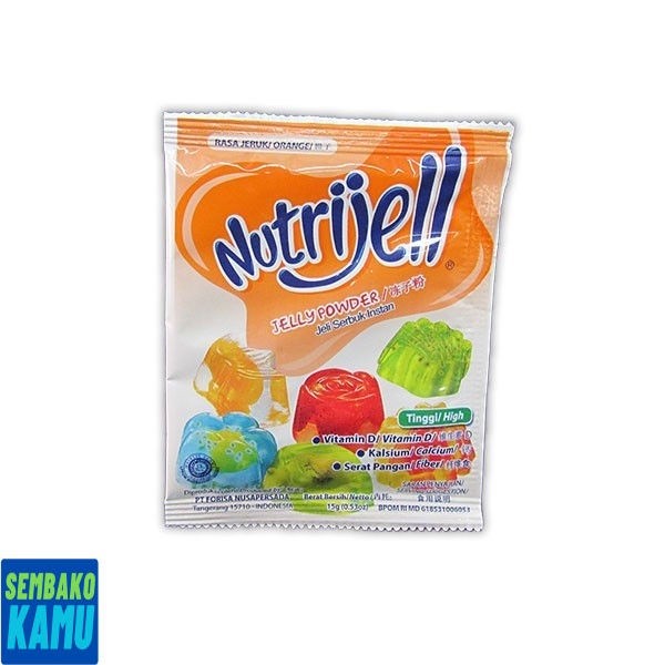 

Nutrijell Rasa Jeruk 15 gr