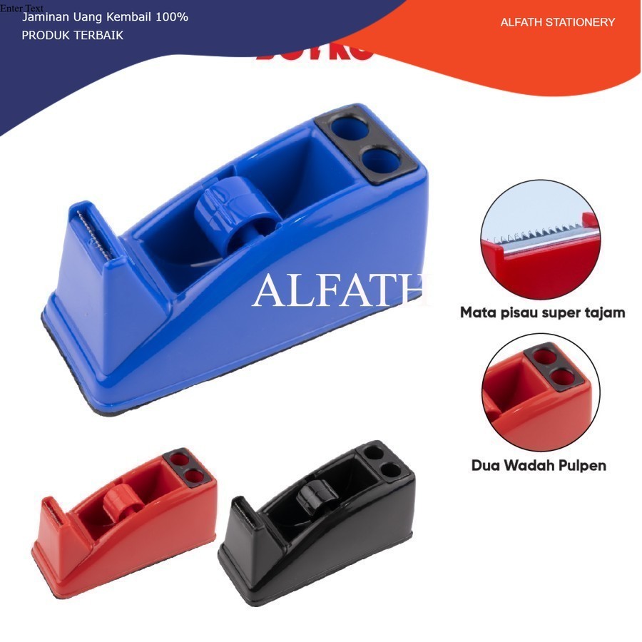 

Tape Cutter / Tape Dispenser / Pemotong Pita Perekat Joyko TD-102 / Alat untuk memotong solasi