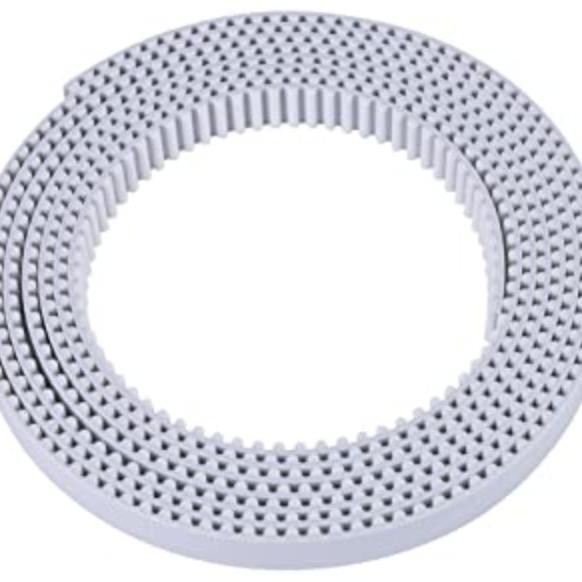 Belt 6mm timing white PU gt2 2gt polyurethane steel core open / meter