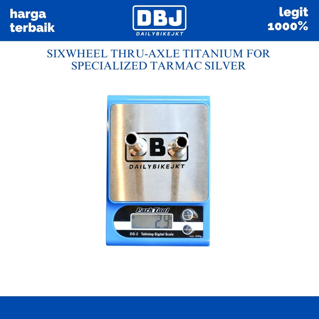 SIXWHEEL THRU-AXLE TITANIUM FOR SPECIALIZED TARMAC SILVER