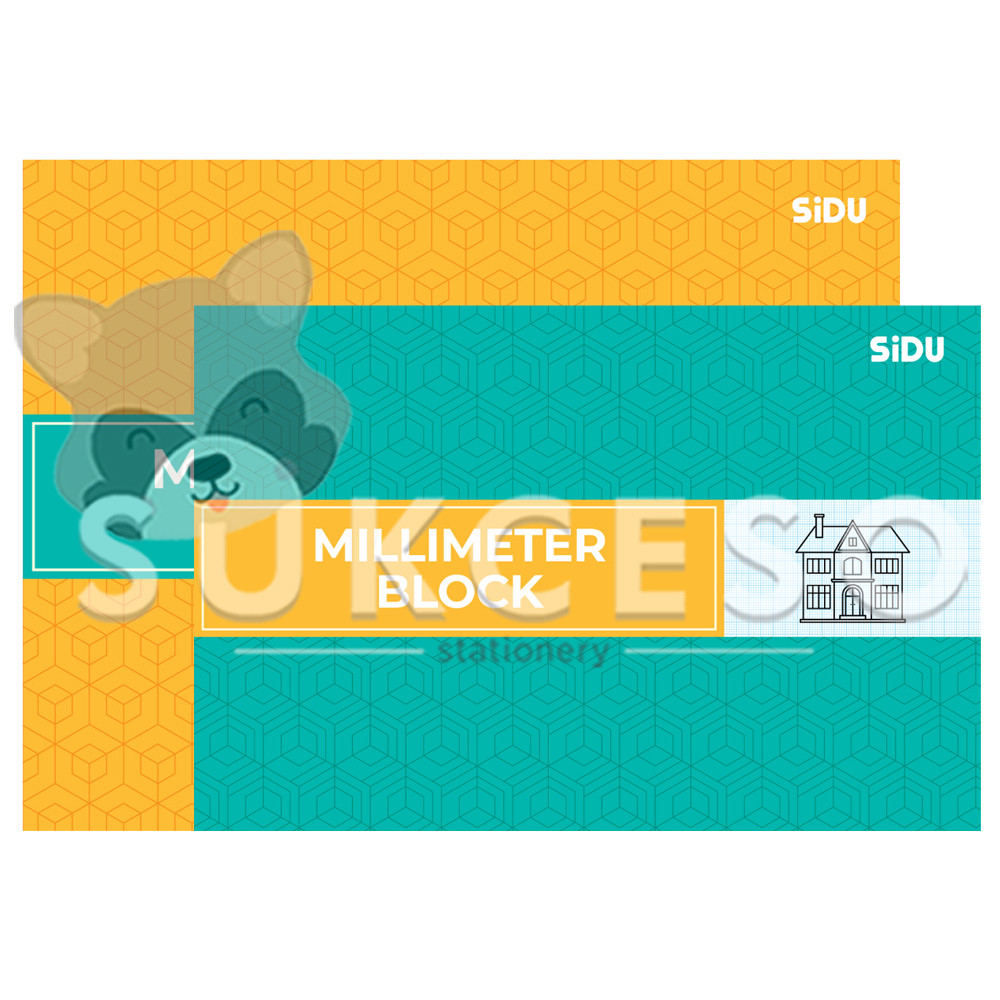 

SIDU Sinar Dunia Millimeter Block A3/F4 - Buku Kotak Isi 20 Lembar Murah