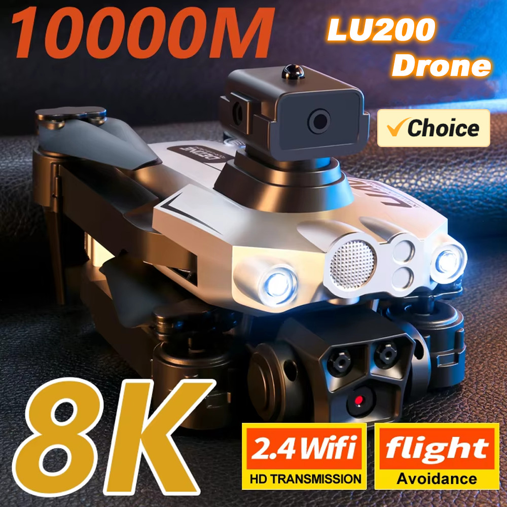 KBDFA LU200 Pro Drone 8K Aerial HD GPS Professional Aerial Photography 5G Triple-camera Obstacle Avo