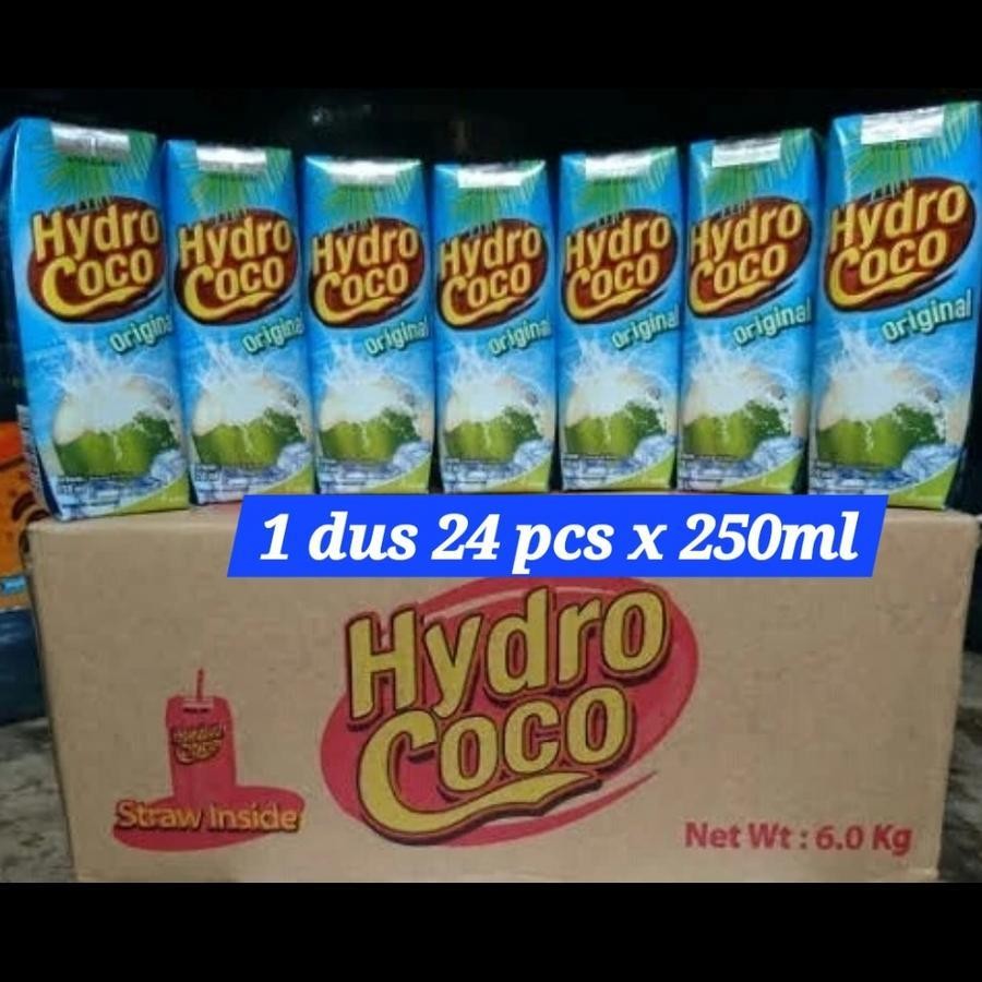 

Hydro Coco Original Air Kelapa Coconut Dus 250ml ( 24 pcs )