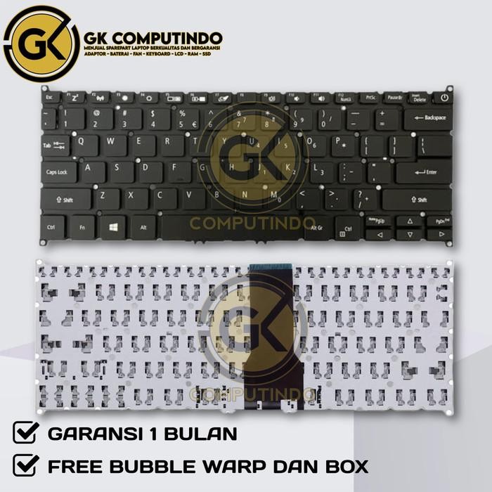 Keyboard Acer Swift 1 SF114-32 SF114-33 SF114-34 SF114-32-C91M - Hitam