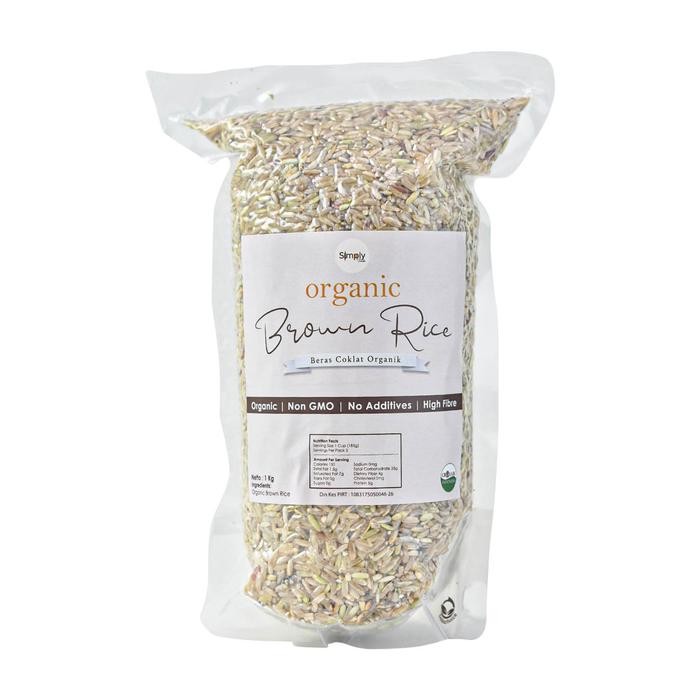 

Simply Organic Brown Rice Beras Coklat Organik 1 Kg
