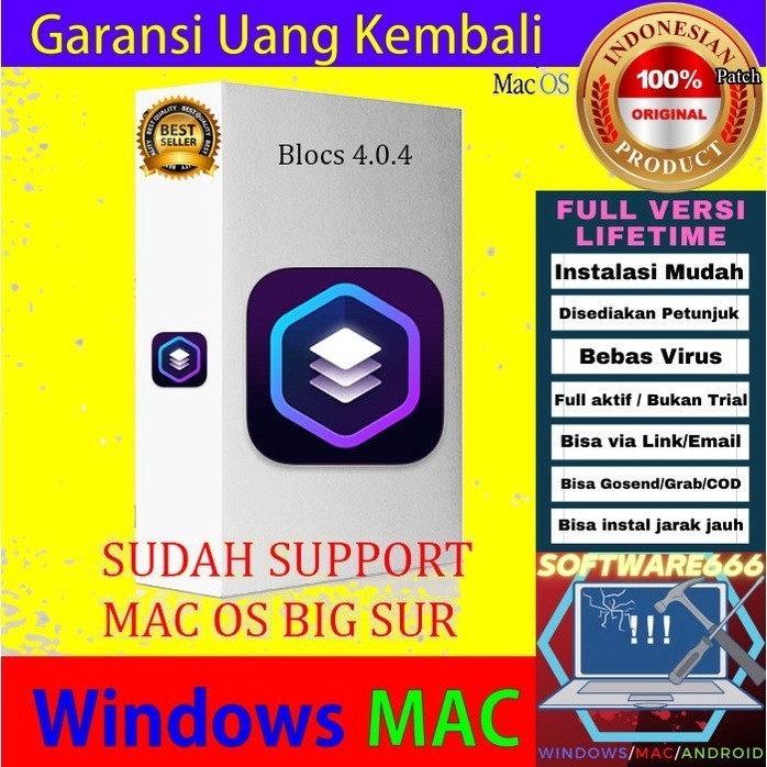 Software Membuat Website: Blocs 4 [Mac] - SOFTWARE - APLIKASI - PC