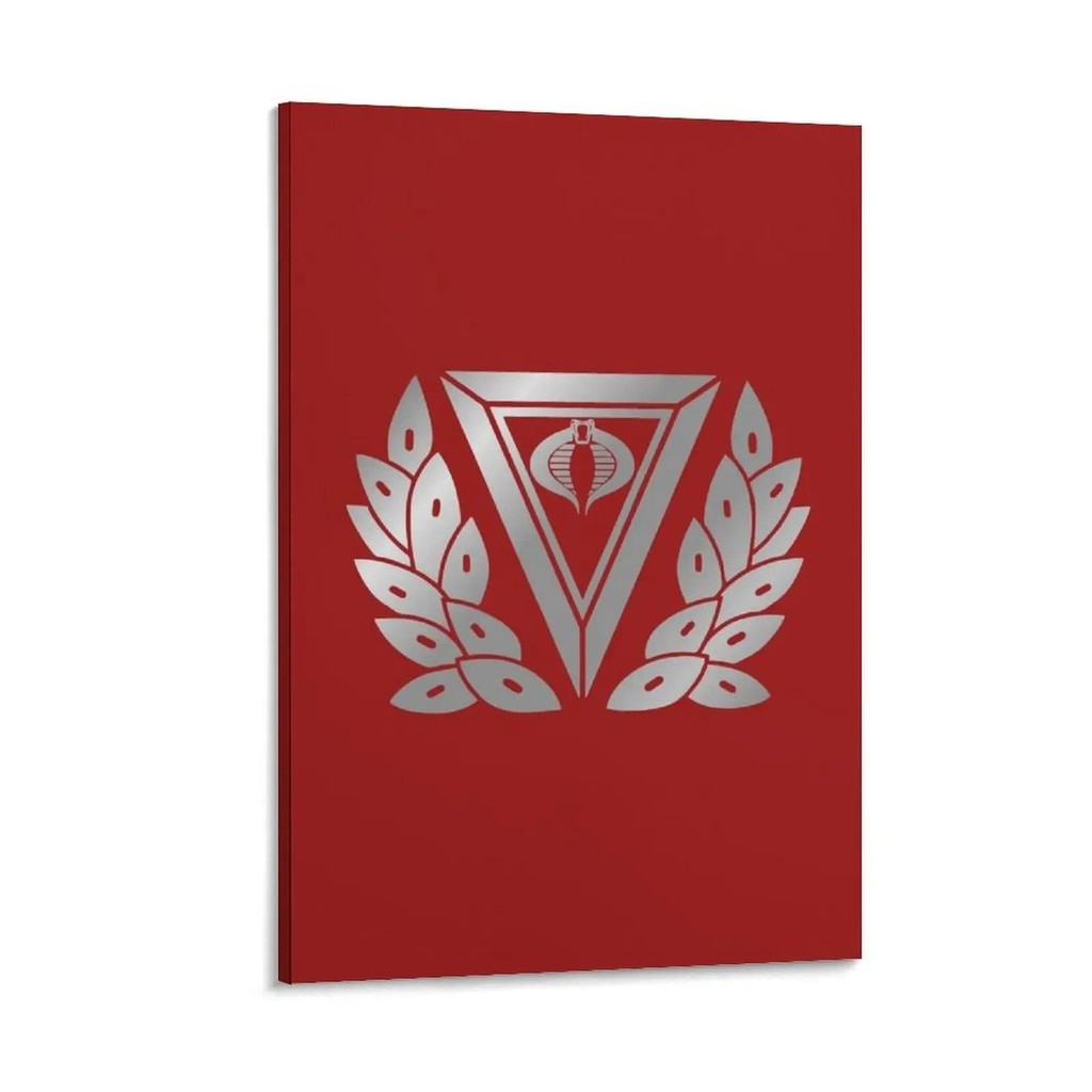 

Gi Joe Cobra Elite Crimson Guard Logo Canvas Painting