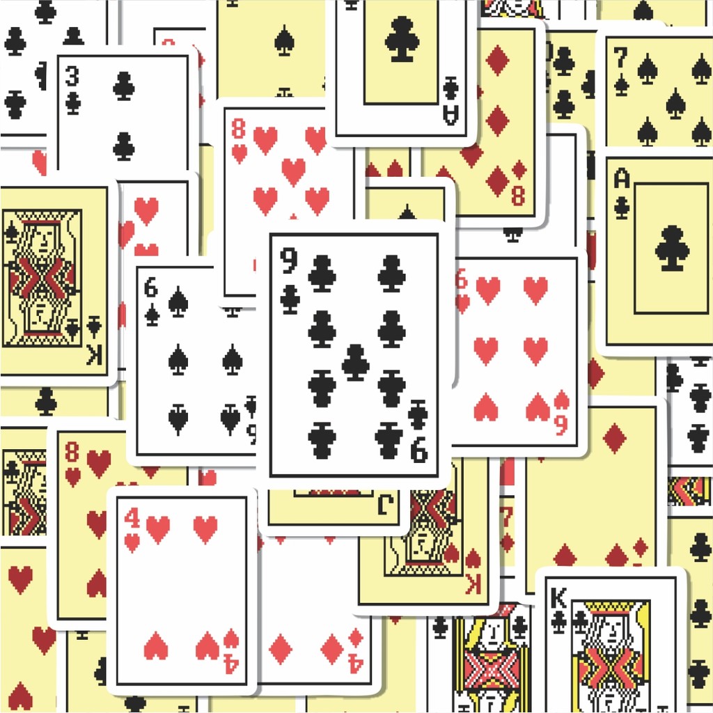 

100PCS Lucu Stiker Kartu Poker V12 Stiker Aesthetic Stiker Anti Air Stikers Berperekat Waterproof sticker decal buat Motor Helm Buku Journal Koper Casing HP Laptop Botol Minum Hadiah anak