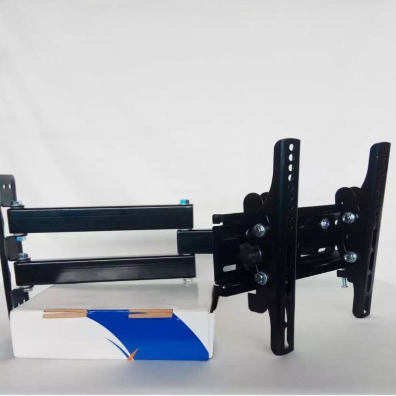 Terlaris Bracket tv led swivel 19" sd 43" swing belalai paling laris besi tebal bracket tv polytron