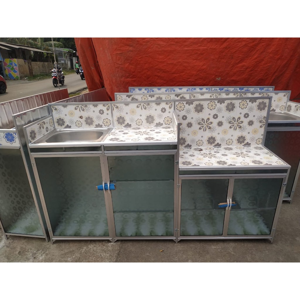 Rak Kompor Wastafel 4 Pintu Full Keramik YRS