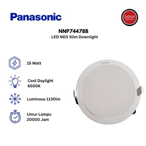 Lampu LED NEO Slim Downlight Panasonic 15w/15watt NNP74478