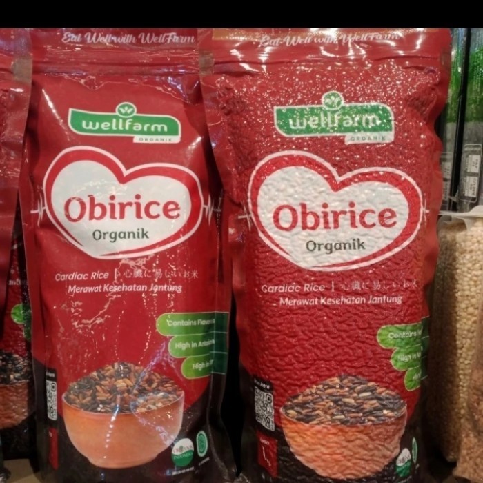 

Wellfarm obirice cardiac rice beras organic organik 1kg