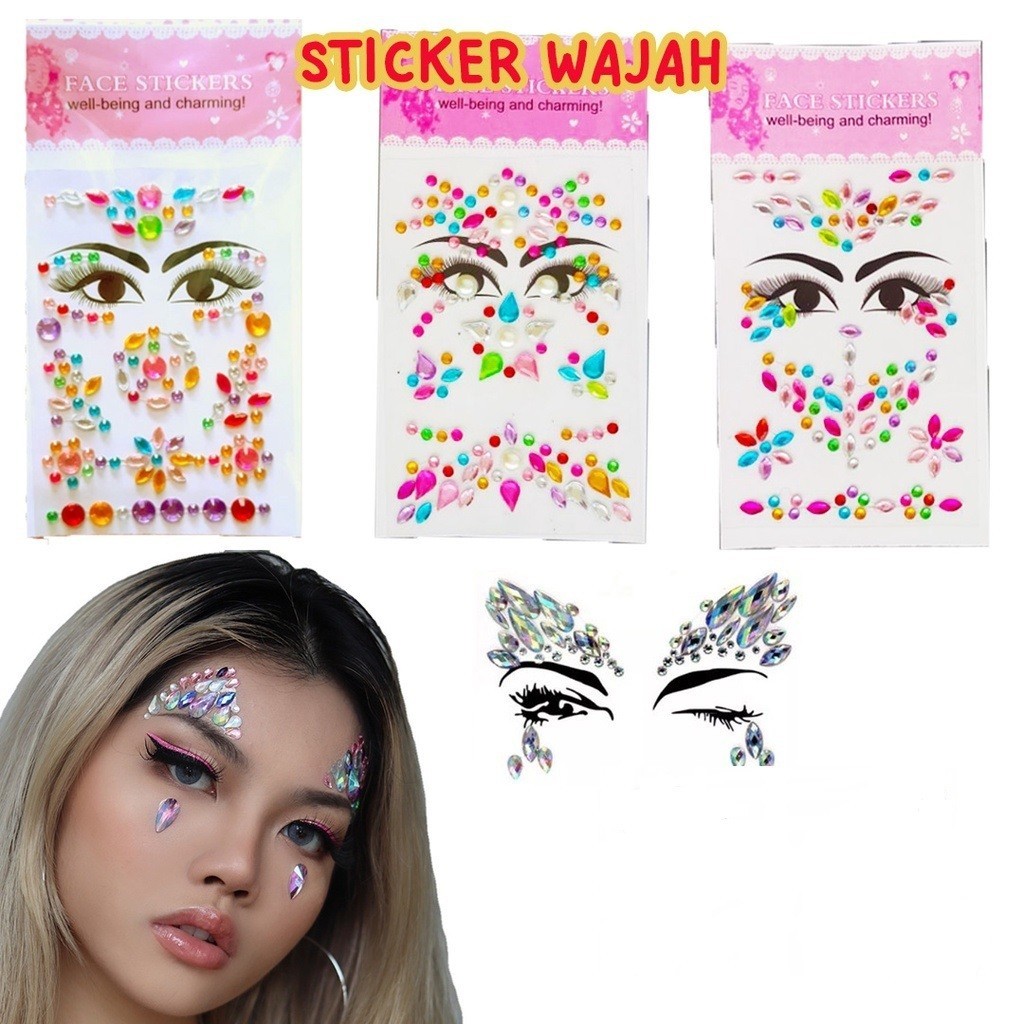 

Stiker Wajah Mute Set / Stiker Manik Wajah / Mainan Sticker Anak