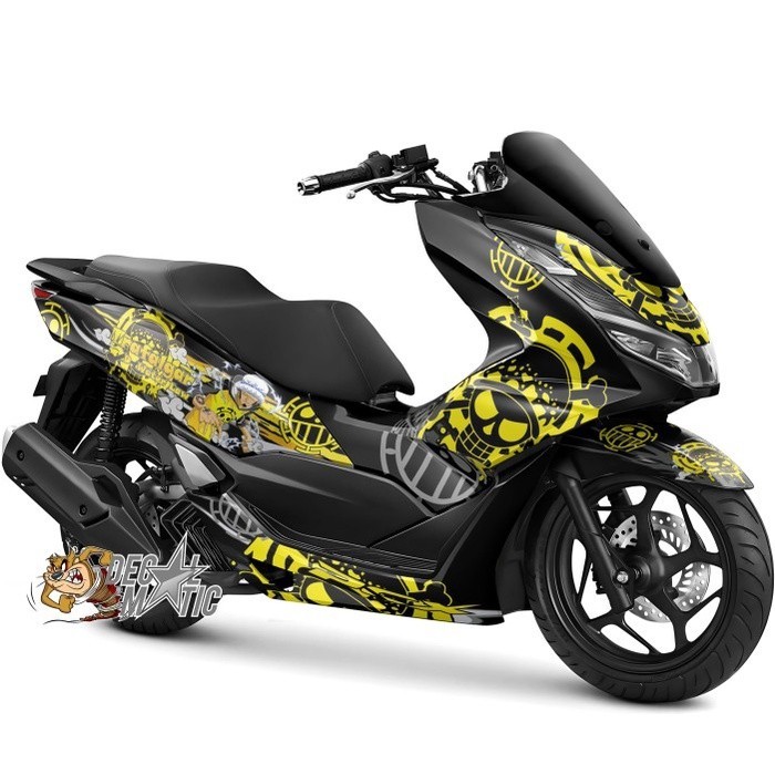 [Decal Anime] Stiker Decal Full Body Honda PCX 150 Decal PCX PCX160 Full Body - One Piece Trafalgar