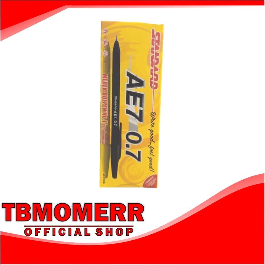 

PROMO - BOLPEN AE7 0.7 FINE BLACK STANDARD PER PACK- BIGSELLER