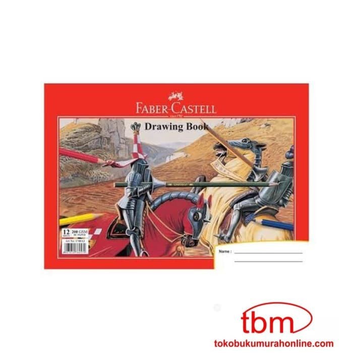 

PROMO - FABER CASTELL DRAWING BOOK A3 / BUKU GAMBAR A3 FABER- BIGSELLER