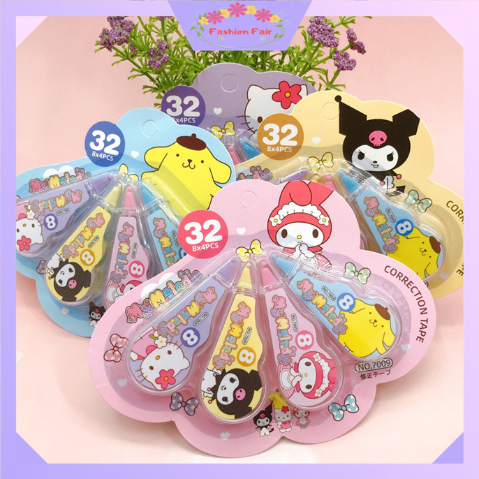 

FASHION FAIR S5741 Correction Tape Karakter / Tip ex Roll Murah / Correction Tape Tipex Kertas Penghapus Tip Ex / Tip ex Roll Karakter Lucu