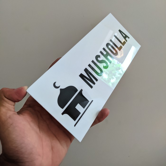 

SIGN BOARD AKRILIK MUSHOLLA