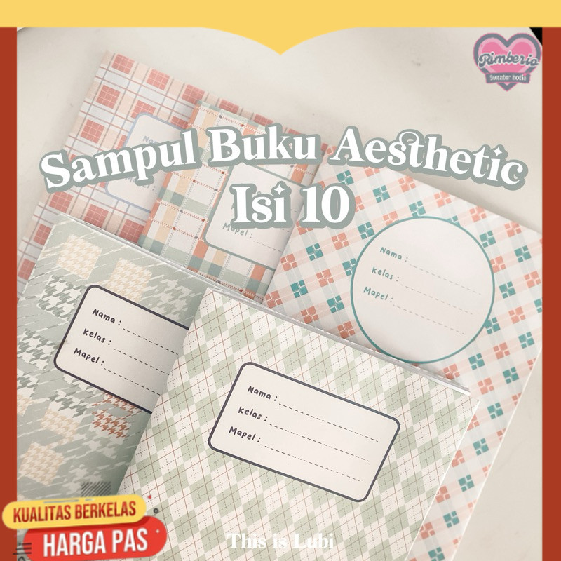 

Sampul Buku Aesthetic (Isi 10) Sampul Buku Pastel Aesthetic FREE SAMPUL PLASTIK - Sampul Buku Motif Sampul Buku Bigboss Boxy