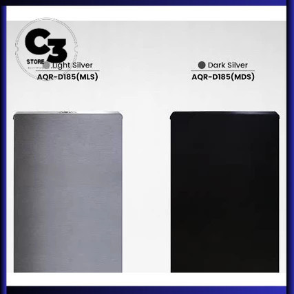 AQUA KULKAS 1 Pintu 145 Liter AQR-D185 MDS / MSB MOTIF 1 Pintu Low Watt