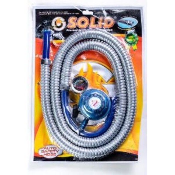 SOLID SET KOMPLIT SELANG GAS + REGULATOR GAS