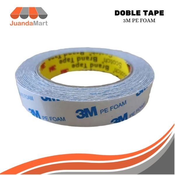

Double Tape "3M" Pe Foam untuk Tempel Lampu TL T5 / Solasi BB Busa 20mm X 4.5 M