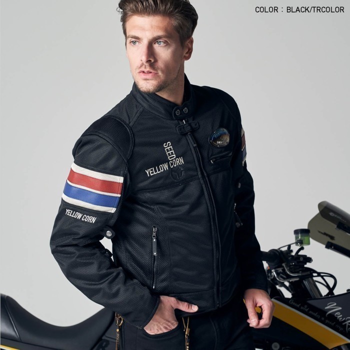Yellow Corn SJ-2313 Black Tricolor Jacket