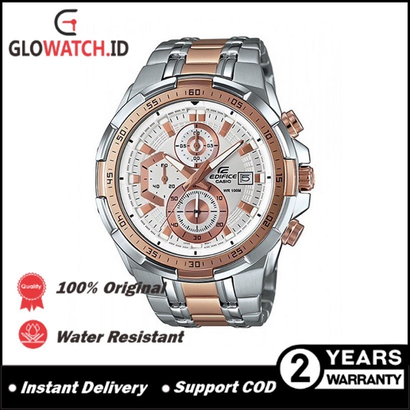[Promo] Jam Tangan Pria Edifice EFR-539SG-7A5VUDF / EFR539SG-7A5VUDF Stainless Steel Original Casio 