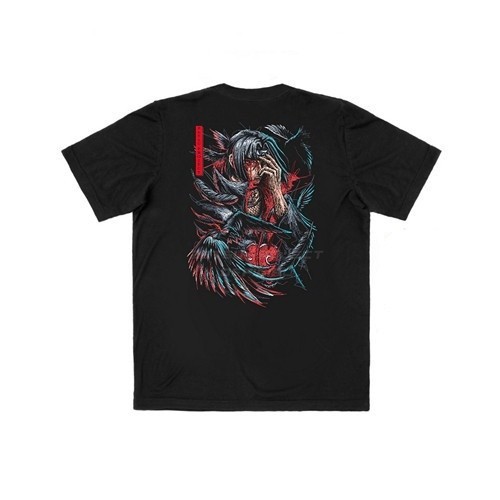 Original Design 【Trend】 Zetsu Project - Scribble Uchiha Itachi |Tshirt Kaos Anime Naruto Shipuden Co