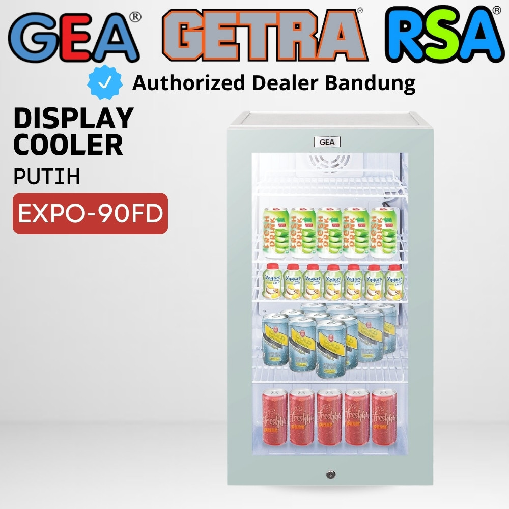 Showcase Cooler GEA EXPO-90FD Kulkas Pendingin Minuman Mini Bar EXPO 90 Garansi Resmi